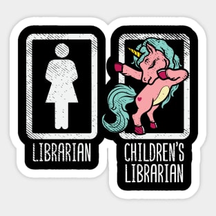 Librarian Children's Department Sticker